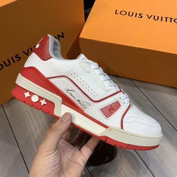 

fashion trainer snekaer men 's shoes drop ship luxury lightweight soft footwears herren luxus marken schuhe style lace -up low men, Black