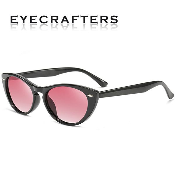 

eyecrafters 2020 new men women tr cateye sunglasses classic male eyewear sun glasses retro drive oculos gafas, White;black