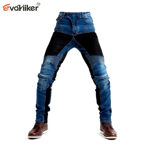 

new 719 breathable net jeans men's motorcycle protection pants summer ventilation moto riding pants with prote