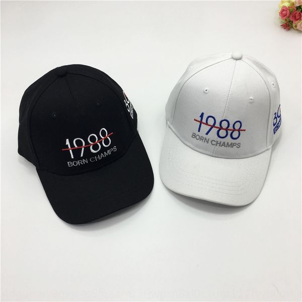 

rovuu parent-child 1988 letter embroidery children baseball sun hat sun hat street baseball cap men and women all-match fashion sunshade cap, Blue;gray