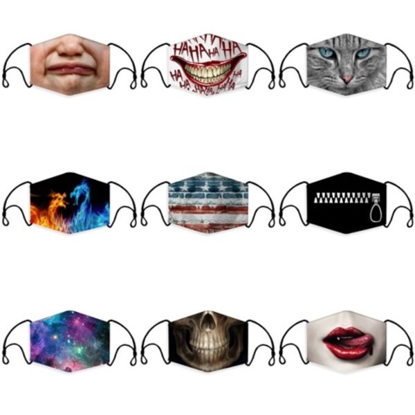 

многоразовый моющийся мужская маска для лица 10 цвет камуфляж цифровой печати mouth маска моды маски бесплатная доставка # 313