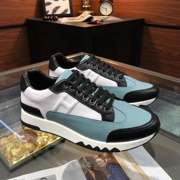 

trail sneaker men 's shoes lightweight outdoor walking soft footwears plus size breathable lace -up men shoes with origin, Black