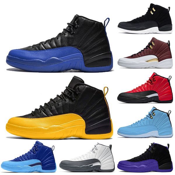 

selling jumpman 12 mens basketball shoes 12s game royal university gold youth students trainers reverse flu game retro 12 sneakers