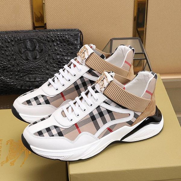 

drop ship mens shoes comfortable sports autumn and winter footwears chunky sneakers lace -up plus size casual men shoes zapatillas hombre, Black