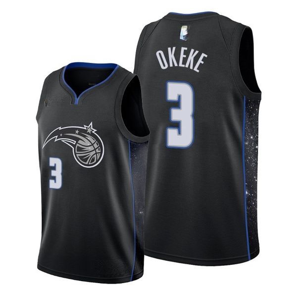 

Orlando Magic Chuma Okeke Men City Basketball Jersey