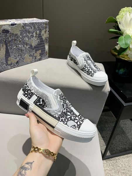 

20ss b23 b22 oblique high low sneakers vintage platform green technical leather men women shoes womens fashion chaussures size 35-41