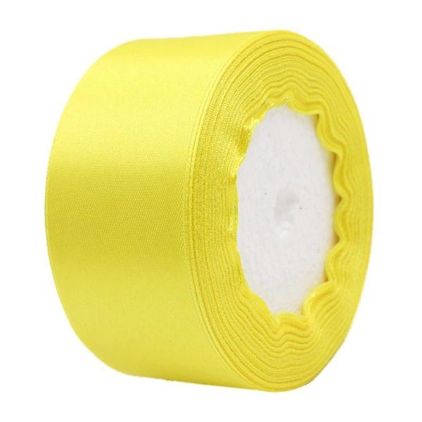 

2 roll 40mm 22 meters silk satin ribbon for wedding party, yellow & golden, Blue;gray