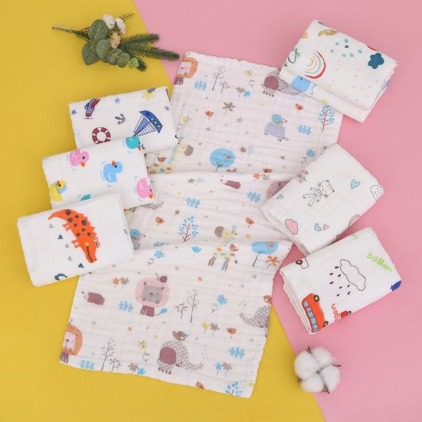 

six-layer pure cotton six-layer gauze children's face wash high density bubble cotton children's towel soft baby towel