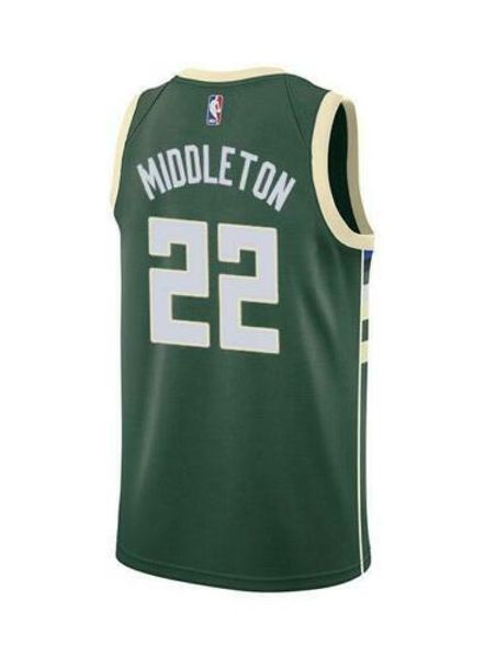 

khris middleton green patch icon jersey new nkvest stitched basketball jerseys, Gray
