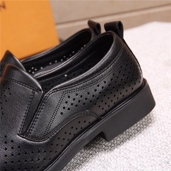 

new men's dress shoes designer works, men's business sandals, leather shoes, Black