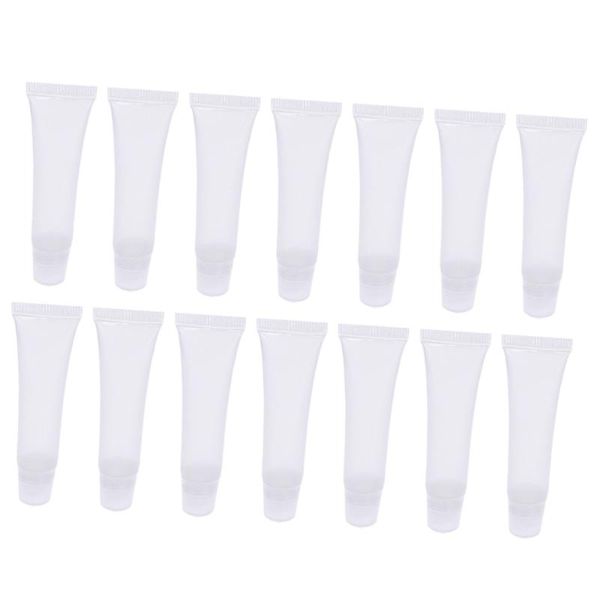 

40pcs transparent screw-in oblique mouth and round mouth lip tubes(10ml)