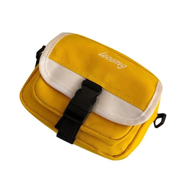 

womens solid color large capacity canvas handbag shoulder bag patchwork multifunction outdoor sports crossbody bags 25