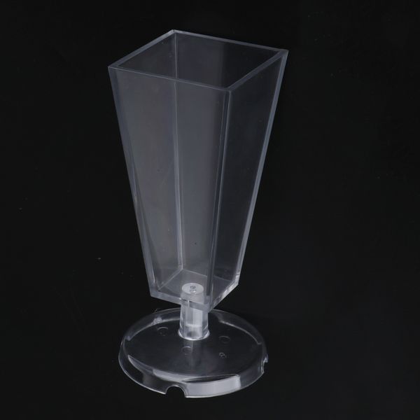 

clear trapezoid shaped candle mold clay candle making model reusable tools