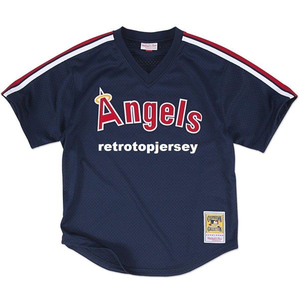 

reggie jackson california #44 mitchell & ness 1984 bp jersey, Gray