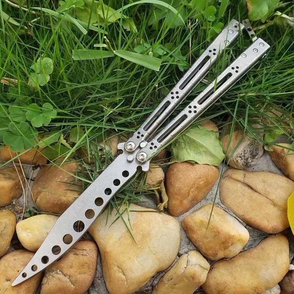 Balisong Theone Jilt Knife Hom Basilisk Snake Monster Butterfly Trainer Training Swing Bench D2 Made Bushing System BM40 BM41 BM42 BM43 BM46 Messer