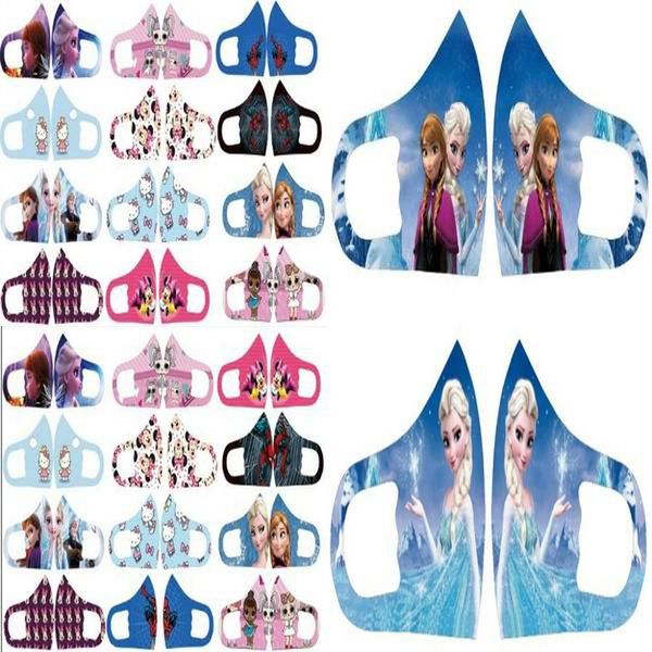 

cartoon face mask children face mask cartoon character facemask nose face mouth protection dhl fashion mouth mask glvrg lystore2010, Black