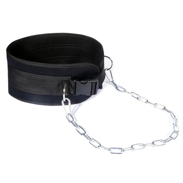 

accessories thick neoprene weight lifting belt with chain dipping