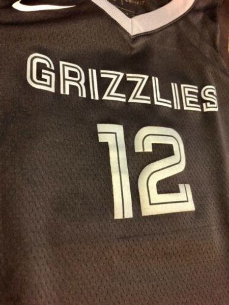 

ja morant #12 official jersey vest stitched basketball jerseys, Gray