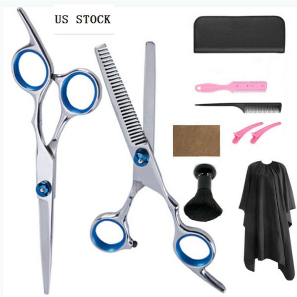

professional hair cutting thinning scissors hairdressing shears barber set cape