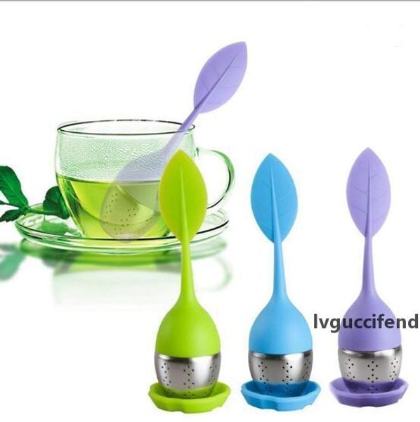 

304 stainless steel leak silicone bag tea set creative silicone tea gift tea filter
