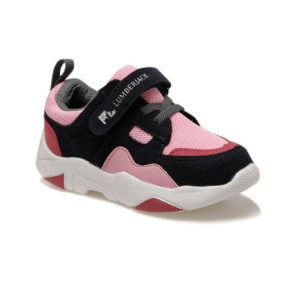 

flo sense 9pr navy blue female child walking shoes lumberjack, Black