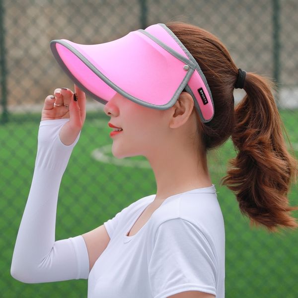 

korean new uv-proof sun korean tide new fashion autumn sun hat women riding sun-proof empty ice hat tide, Blue;gray