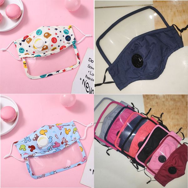 

kids 2 in 1 eyes shield all-around protection kids cotton masks eye facial integrated protective shield mouth mask