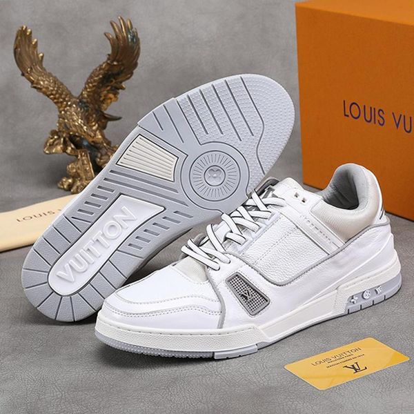 

fast delivery trainer sneaker men 's shoes herren luxus marken schuhe breathable shoes fashion design type comfortable lace -upmen sho, Black