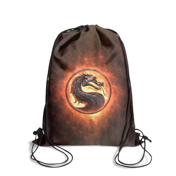 

mortal kombat choose games logo red fashion cinch belt backpack,design pop suitable for adjustable mortal kombat wallpaper sub zero x 11