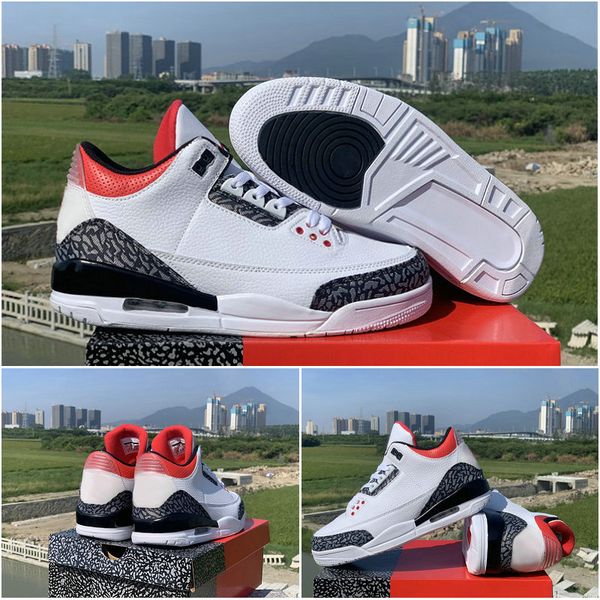 

jumpman 3 3s fire red khaki 24 japanese denim varsity royal blue lakers court purple laser orange mens basketball shoes sports sneakers, White;red