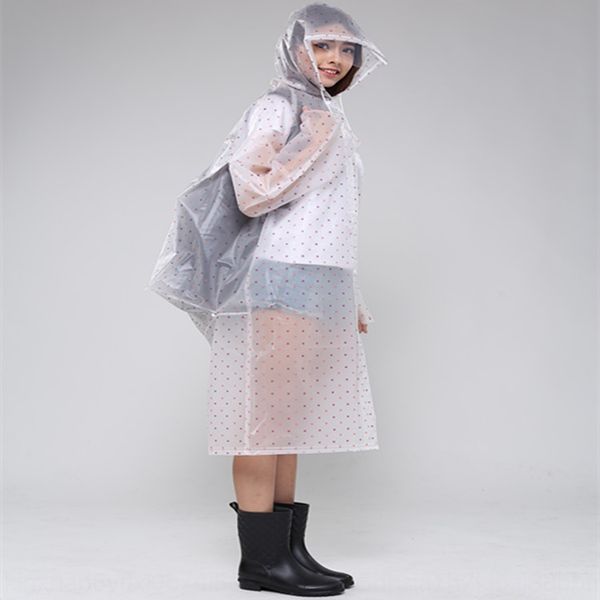

eofrd fashion new eva cloak printed translucent raincoat non-disposable electric poncho children fashion new eva cloak backpack
