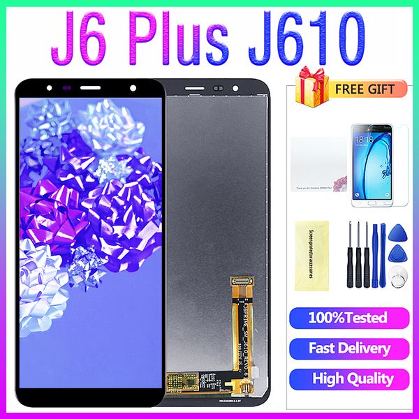 

6.0 inch lcd for samsung galaxy j6 plus j610 j610f j610fn display lcd screen replacement for samsung j6 plus display screen