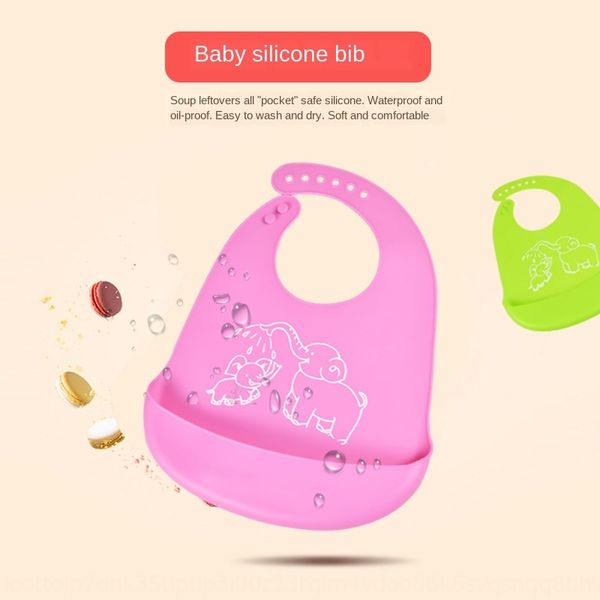 

silicone baby waterproof silica gel silica gel saliva baby eating bib eating bib