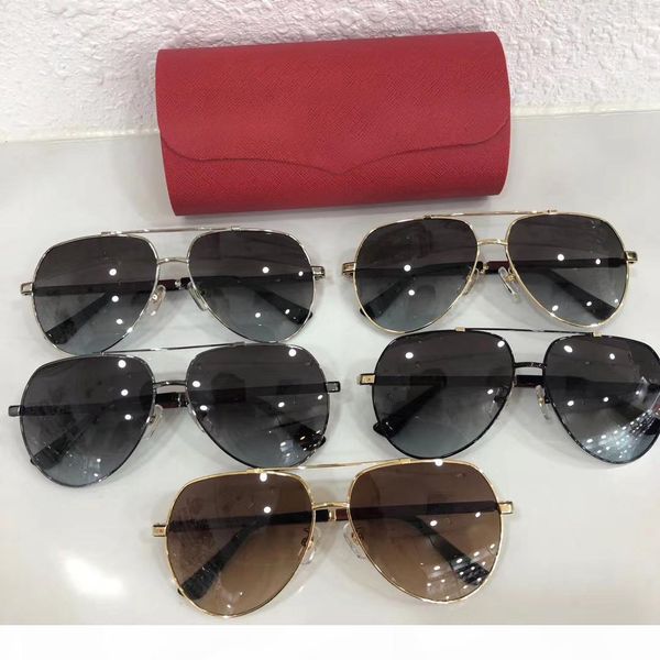 

r vintage pilot sunglasses gold wood brown shaded gafas de sol men designer sunglasses glasses new wth box, White;black