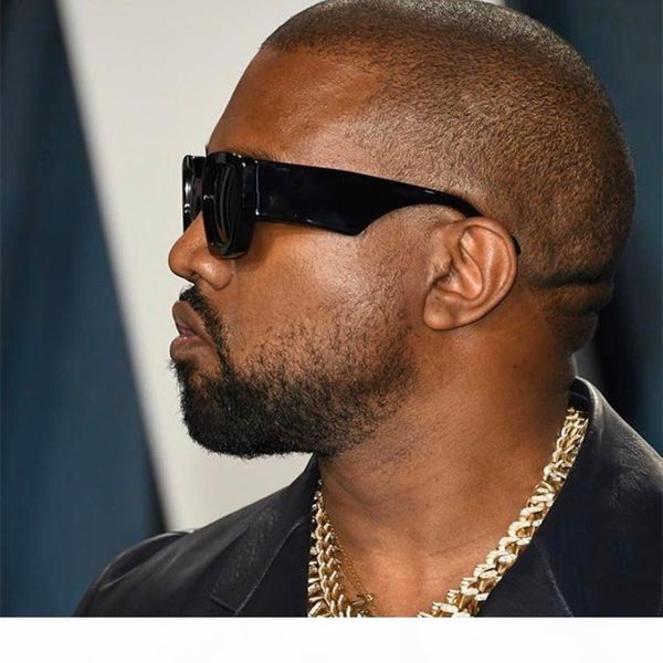 

l popular 0630s sunglasses women designer square summer style rectangle full frame uv protection come with case 0630dr35624, White;black