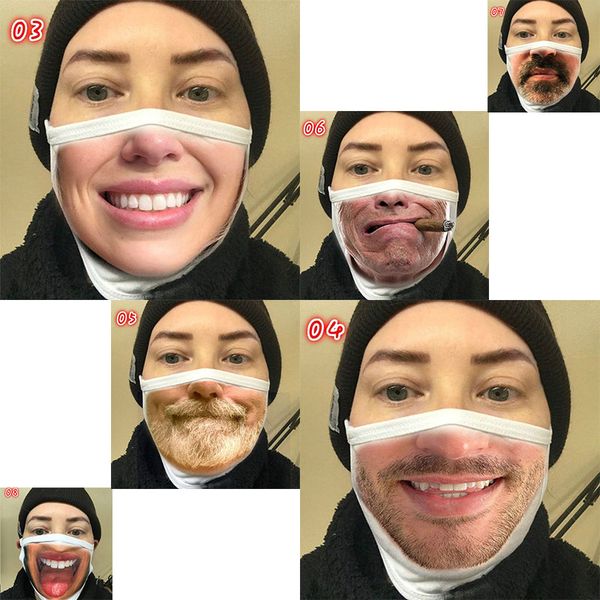 

mask new products non mainstream pure cotton dustproof mouth cover male female creative expression personality masks m3705