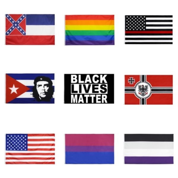

50 шт завод прямая оптовая двойной прошитой 3x5fts 90 * 150см lgbt agender pride translocality trans трансгендеров flag # 893