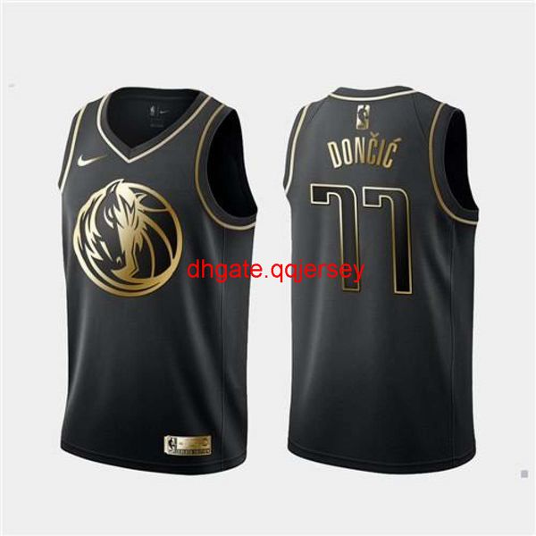 

basketball clothes clothes star style men classic big size luka doncic #77 black ersey, Gray