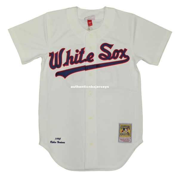 

robin ventura chicago #23 mitchell & ness retro 1990 jersey, Gray