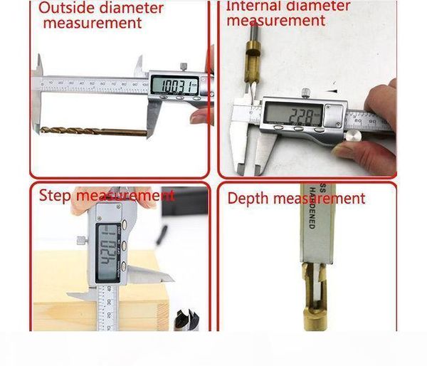 

r metal 6 -inch 150mm stainless steel electronic digital vernier caliper micrometer