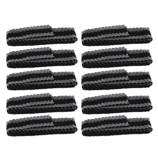 

10pcs instant iron-on hemming mend tape fusible webbing tape strip 43inch, Black