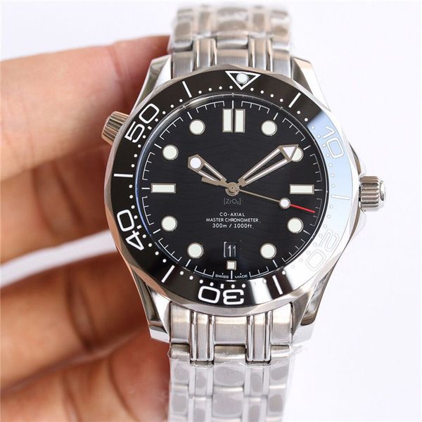 

new2020 vs production glazed grade ceramic dial super swiss import blue and green glow-in-the-dark ceramic ring wear resistant sapphire, Slivery;brown