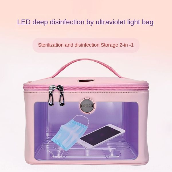 

uvc epidemic prevention bagbag portable women's maternal and child underwear mask underwear mask led ultraviolet sterilization bag, White