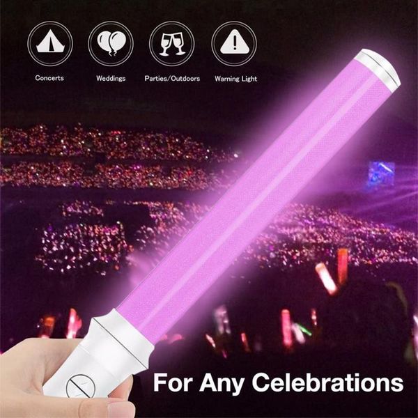 

portable lanterns light glow sticks 15 color led super cool performance props flashing fluorescent for concert clubs party #45