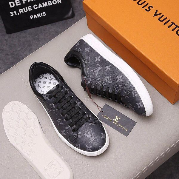 

mens shoes fashion sneakers with origin box chaussures de sport pour hommes comfortable sports shoes breathable luxembourg sneaker luxury, Black