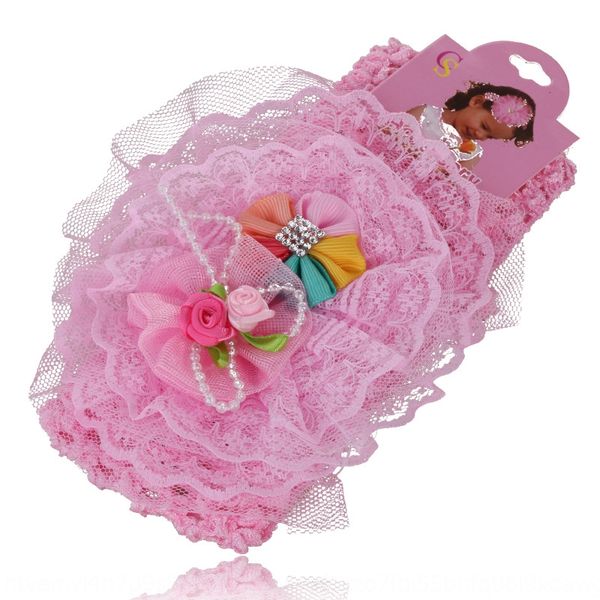

girls hair hair b headdress band cute and generous korean princess versatile newborn baby headdress at a, Slivery;white