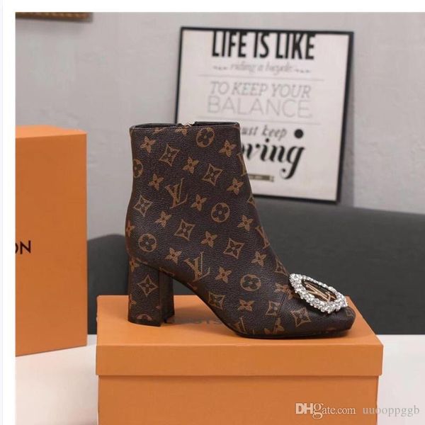 

2019o new ladies casual fashion booties luxury women's travel party shoes, original box packaging fast deliverr, Black