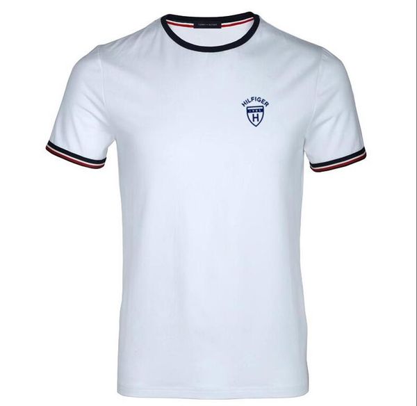 

19ss letter geometric printed fashion t-shirt summer breathable tee casual simple men women street short sleeve sizes-5xl, White;black