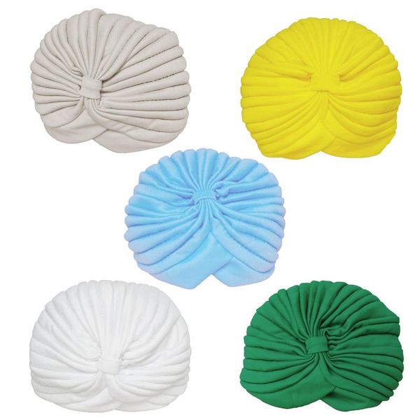 

женщины wrap hat эластичный тюрбан глава группы йога hat cap белый, Black