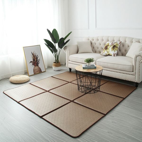 

summer folding carpet bedroom baby bed crib japanese tatami floor living room tea table mat children's bed side climbing mat